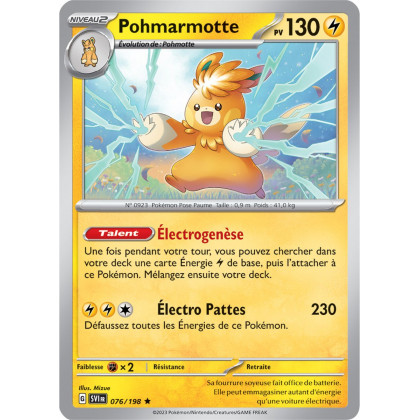 Pohmarmotte - 076/198 - Carte Pokémon Écarlate et Violet EV01