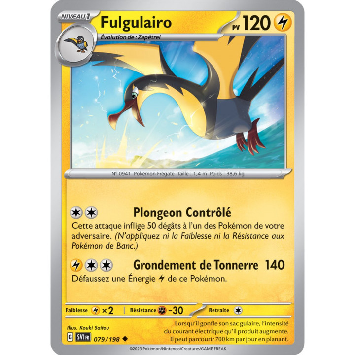 Fulgulairo - 079/198 - Carte Pokémon Écarlate et Violet EV01