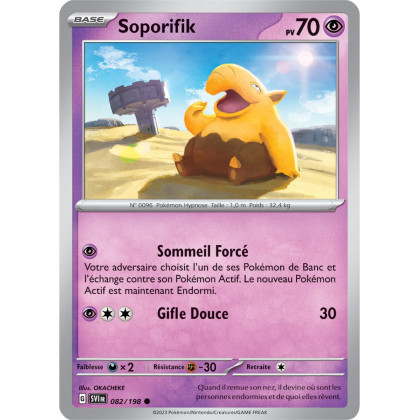 Soporifik - 082/198 - Carte Pokémon Écarlate et Violet EV01