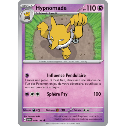 Hypnomade - 083/198 - Carte Pokémon Écarlate et Violet EV01