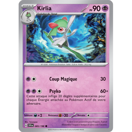 Kirlia - 085/198 - Carte Pokémon Écarlate et Violet EV01