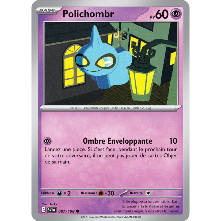 Polichombr - 087/198 - Carte Pokémon Écarlate et Violet EV01