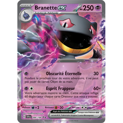 Branette ex - 088/198 - Carte Pokémon Écarlate et Violet EV01