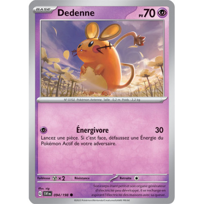 Dedenne - 094/198 - Carte Pokémon Écarlate et Violet EV01