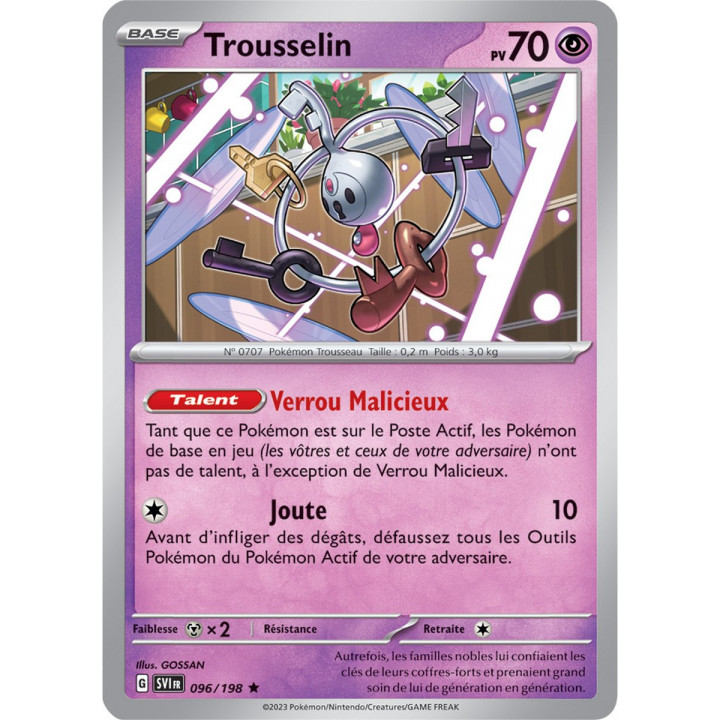 Trousselin - 096/198 - Carte Pokémon Écarlate et Violet EV01