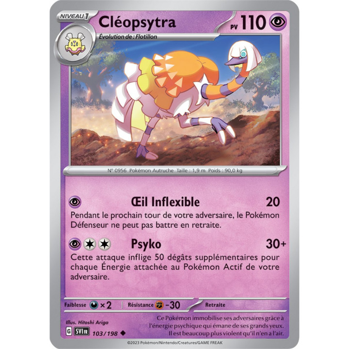 Cléopsytra - 103/198 - Carte Pokémon Écarlate et Violet EV01