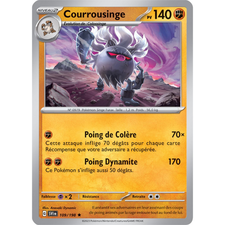 Courrousinge - 109/198 - Carte Pokémon Écarlate et Violet EV01