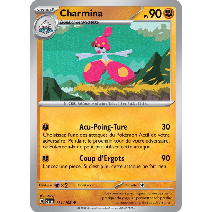 Charmina - 111/198 - Carte Pokémon Écarlate et Violet EV01