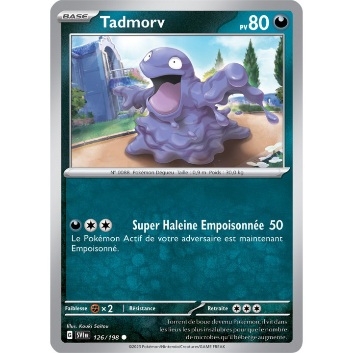 Tadmorv - 126/198 - Carte Pokémon Écarlate et Violet EV01