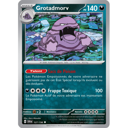 Grotadmorv - 127/198 - Carte Pokémon Écarlate et Violet EV01