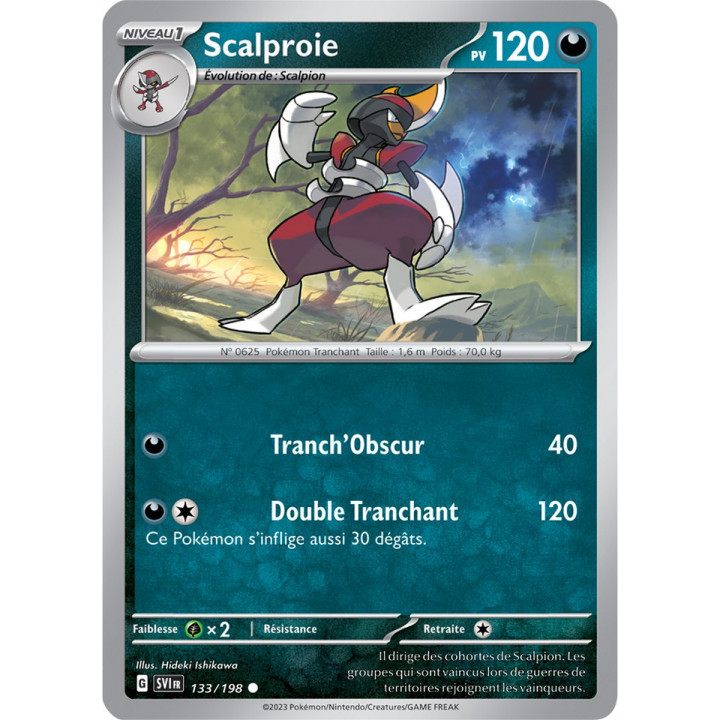 Scalproie - 133/198 - Carte Pokémon Écarlate et Violet EV01