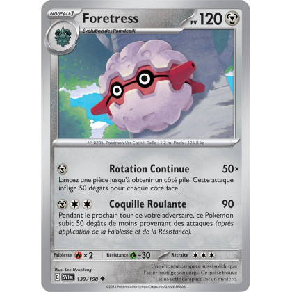 Foretress - 139/198 - Carte Pokémon Écarlate et Violet EV01