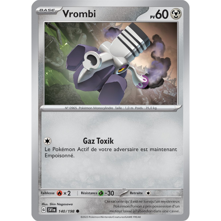 Vrombi - 140/198 - Carte Pokémon Écarlate et Violet EV01