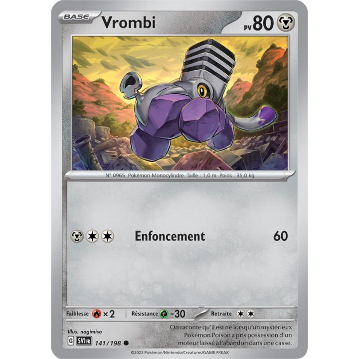 Vrombi - 141/198 - Carte Pokémon Écarlate et Violet EV01