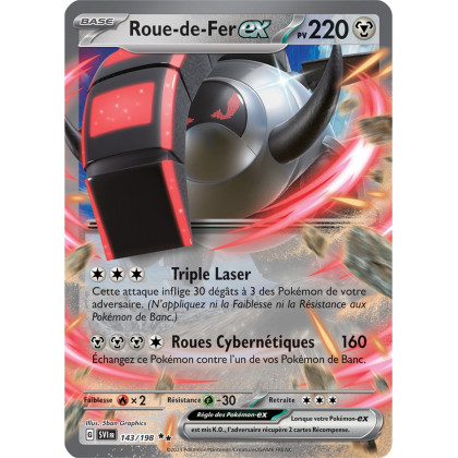 Roue-de-Fer ex - 143/198 - Carte Pokémon Écarlate et Violet EV01