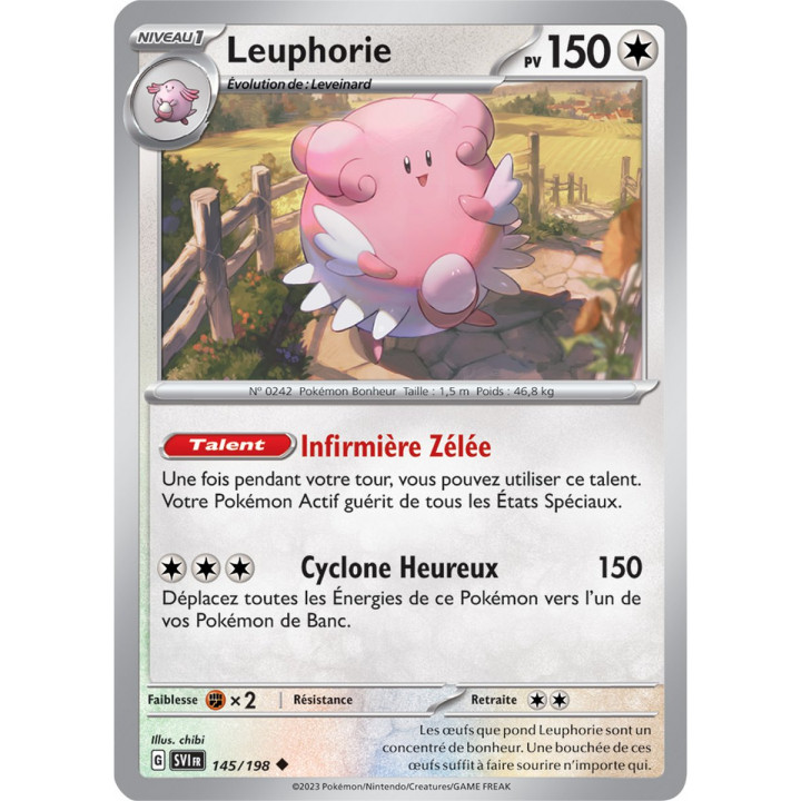 Leuphorie - 145/198 - Carte Pokémon Écarlate et Violet EV01