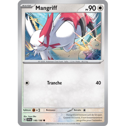 Mangriff - 146/198 - Carte Pokémon Écarlate et Violet EV01