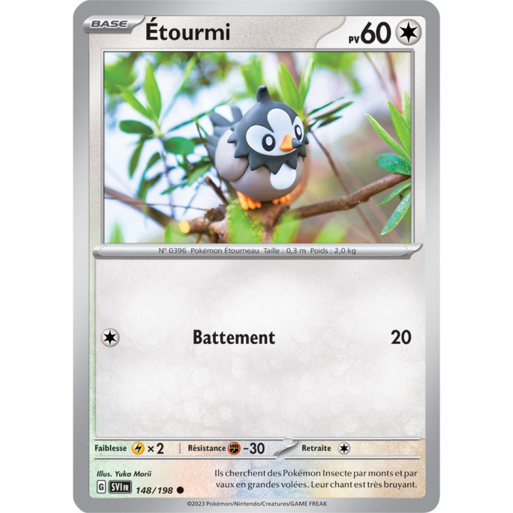 Étourmi - 148/198 - Carte Pokémon Écarlate et Violet EV01