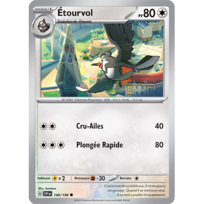 Étourvol - 149/198 - Carte Pokémon Écarlate et Violet EV01