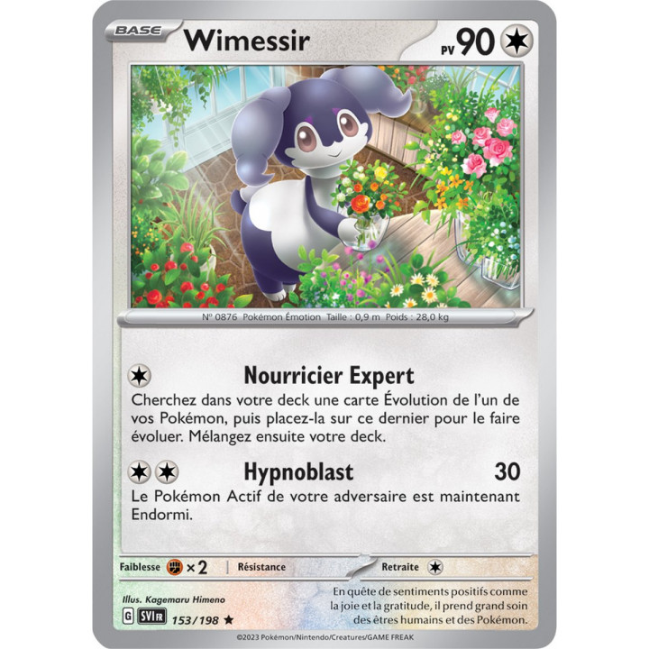 Wimessir - 153/198 - Carte Pokémon Écarlate et Violet EV01