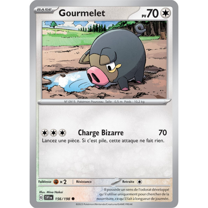 Gourmelet - 156/198 - Carte Pokémon Écarlate et Violet EV01