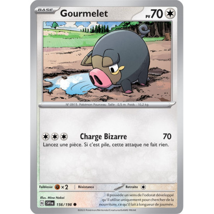 Gourmelet - 156/198 - Carte Pokémon Écarlate et Violet EV01