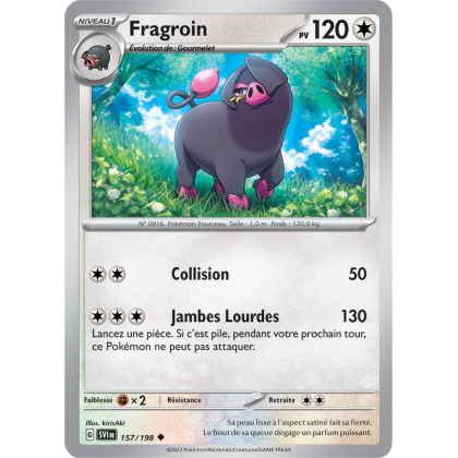 Fragroin - 157/198 - Carte Pokémon Écarlate et Violet EV01