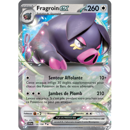 Fragroin ex - 158/198 - Carte Pokémon Écarlate et Violet EV01