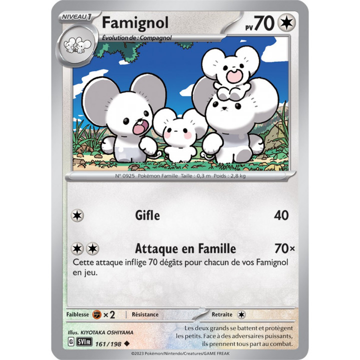 Famignol - 161/198 - Carte Pokémon Écarlate et Violet EV01