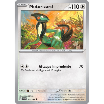 Motorizard - 163/198 - Carte Pokémon Écarlate et Violet EV01