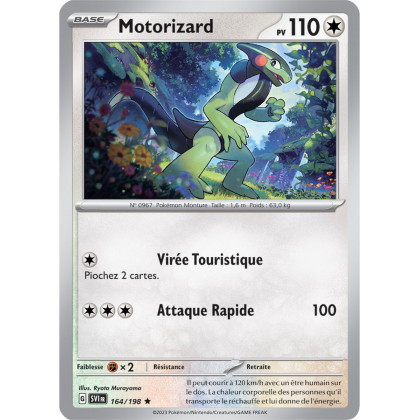 Motorizard - 164/198 - Carte Pokémon Écarlate et Violet EV01