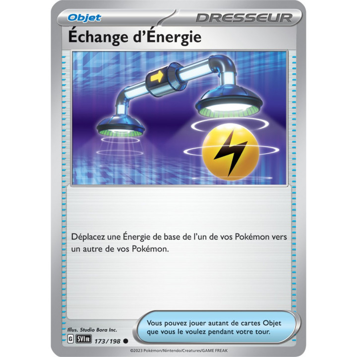 Échange d'Énergie - 173/198 - Carte Pokémon Écarlate et Violet EV01