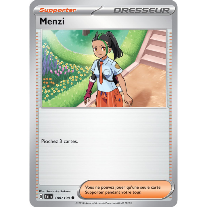 Menzi - 180/198 - Carte Pokémon Écarlate et Violet EV01