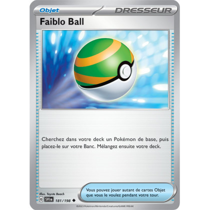 Faiblo Ball - 181/198 - Carte Pokémon Écarlate et Violet EV01