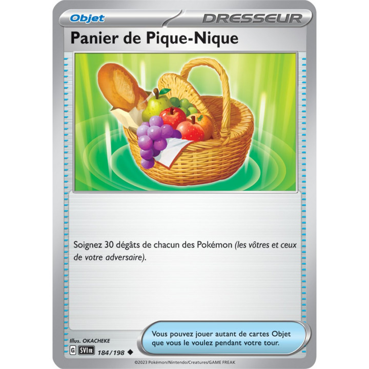 Panier de Pique-Nique - 184/198 - Carte Pokémon Écarlate et Violet EV01