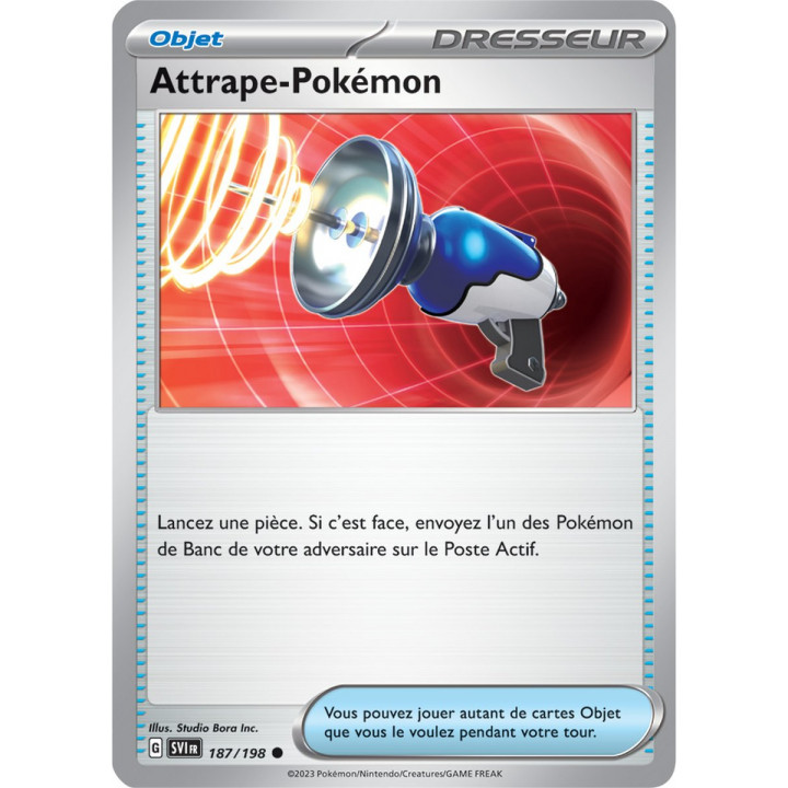 Attrape-Pokémon - 187/198 - Carte Pokémon Écarlate et Violet EV01