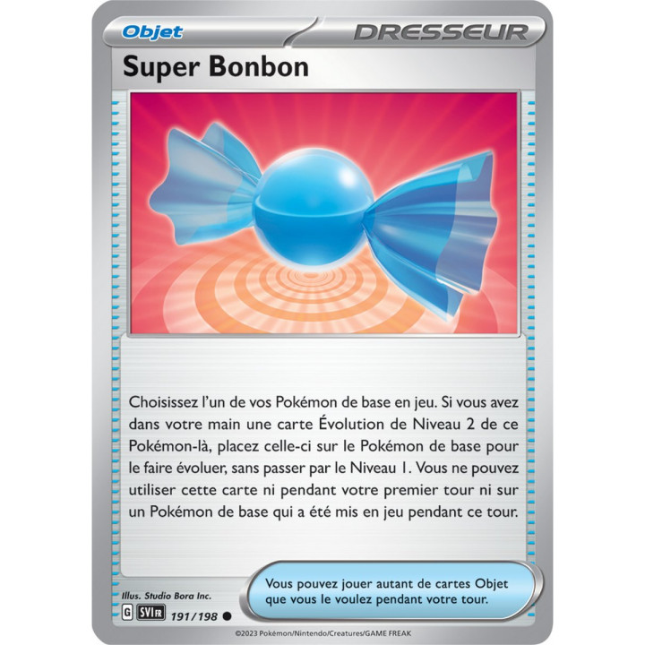 Super Bonbon - 191/198 - Carte Pokémon Écarlate et Violet EV01