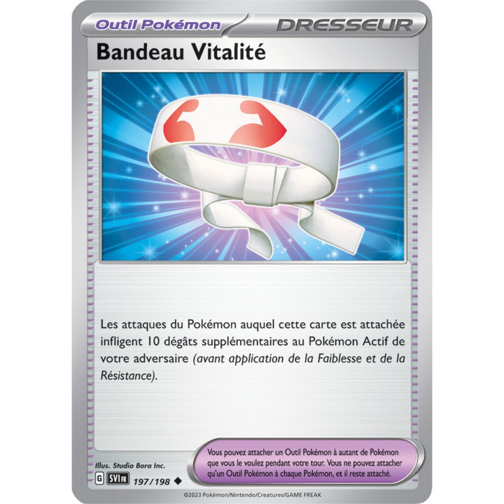 Bandeau Vitalité - 197/198 - Carte Pokémon Écarlate et Violet EV01