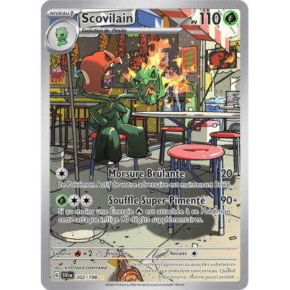 Scovilain - 202/198 - Carte Pokémon Écarlate et Violet EV01