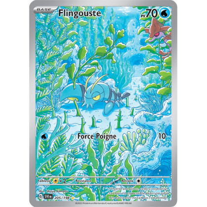 Flingouste - 205/198 - Carte Pokémon Écarlate et Violet EV01