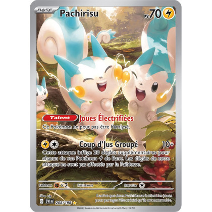 Pachirisu - 208/198 - Carte Pokémon Écarlate et Violet EV01