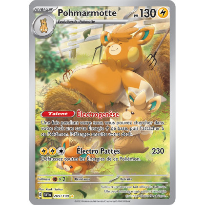 Pohmarmotte - 209/198 - Carte Pokémon Écarlate et Violet EV01