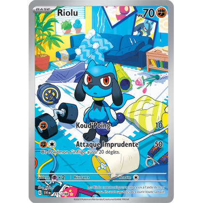 Riolu - 215/198 - Carte Pokémon Écarlate et Violet EV01