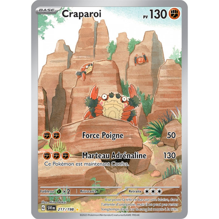 Craparoi - 217/198 - Carte Pokémon Écarlate et Violet EV01