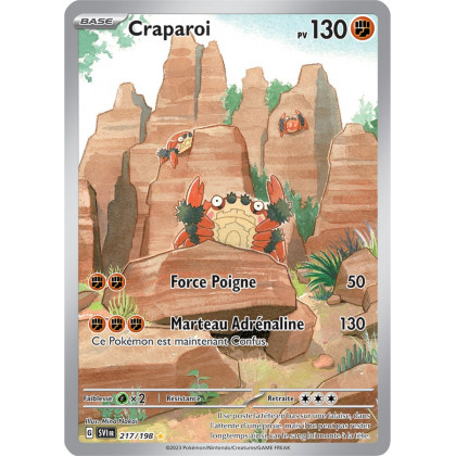 Craparoi - 217/198 - Carte Pokémon Écarlate et Violet EV01