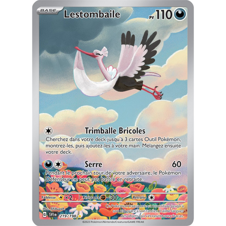 Lestombaile - 219/198 - Carte Pokémon Écarlate et Violet EV01