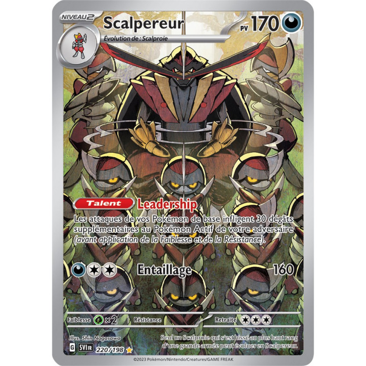 Scalpereur - 220/198 - Carte Pokémon Écarlate et Violet EV01