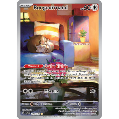 Rongourmand - 222/198 - Carte Pokémon Écarlate et Violet EV01