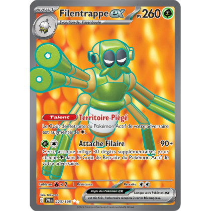 Filentrappe ex - 223/198 - Carte Pokémon Écarlate et Violet EV01