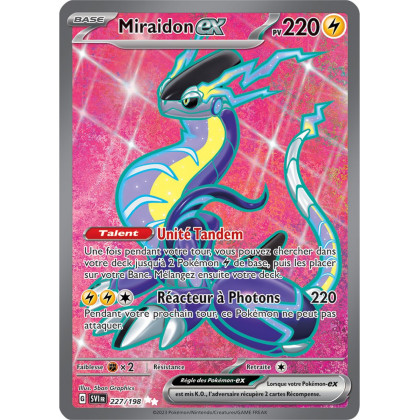 Miraidon ex - 227/198 - Carte Pokémon Écarlate et Violet EV01